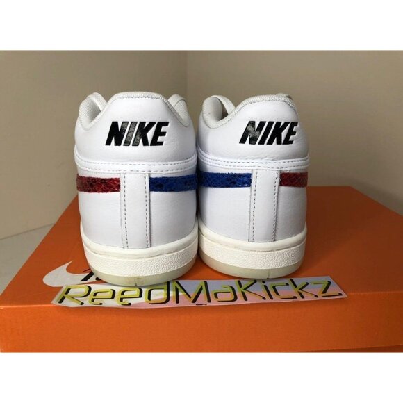 Nike Sky Force 3/4 Snakeskin White Blue Red Mens Sizes CW7074 100 - Picture 5 of 5